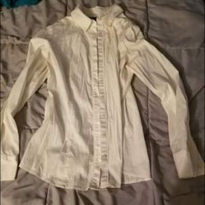 White/Ivory button up dress shirt!